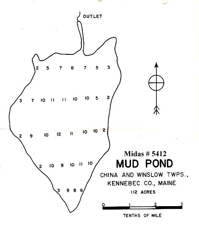 upper mud river lake map