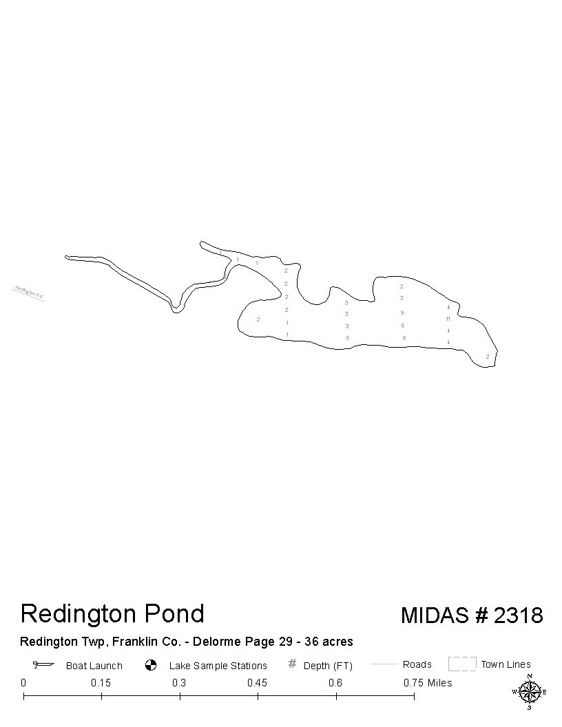 Lakes of Maine - Lake Overview - Redington Pond - Redington Twp ...