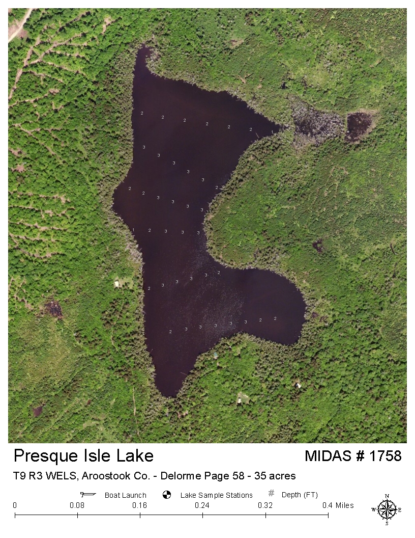 Lake Overview - Presque Isle Lake - T9 R3 WELS, Aroostook, Maine ...