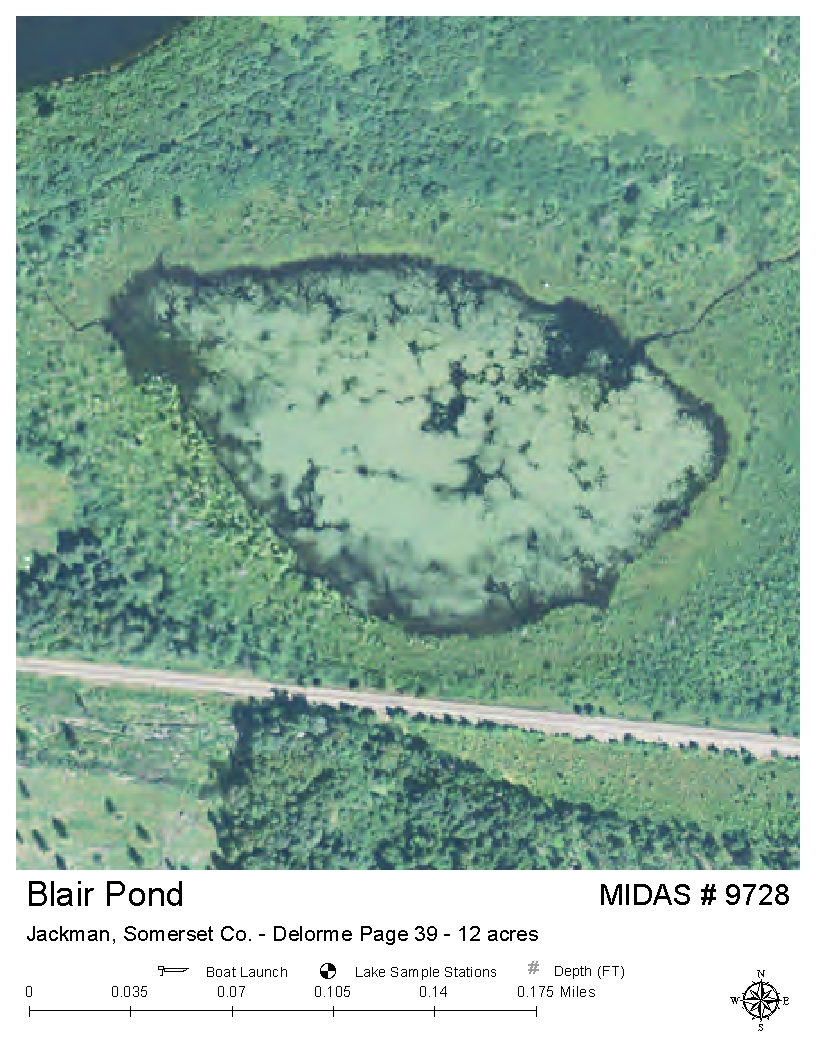 Lake Overview - Blair Pond - Jackman, Somerset, Maine - Lakes of Maine